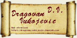 Dragovan Vukojević vizit kartica